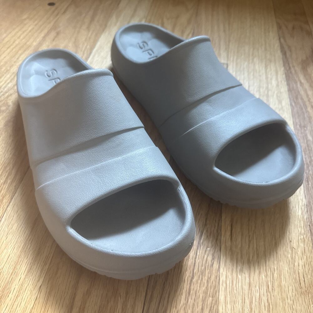 Sperry Mens Taupe Windward Float Slide Sandals Size 11 B